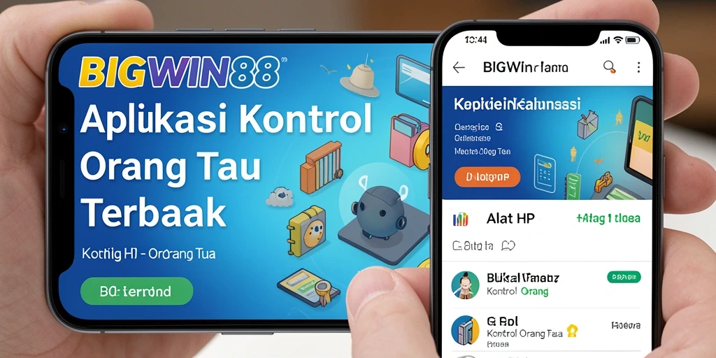 Antarmuka pengguna BIGWIN88 yang memungkinkan kontrol penuh bagi orang tua.