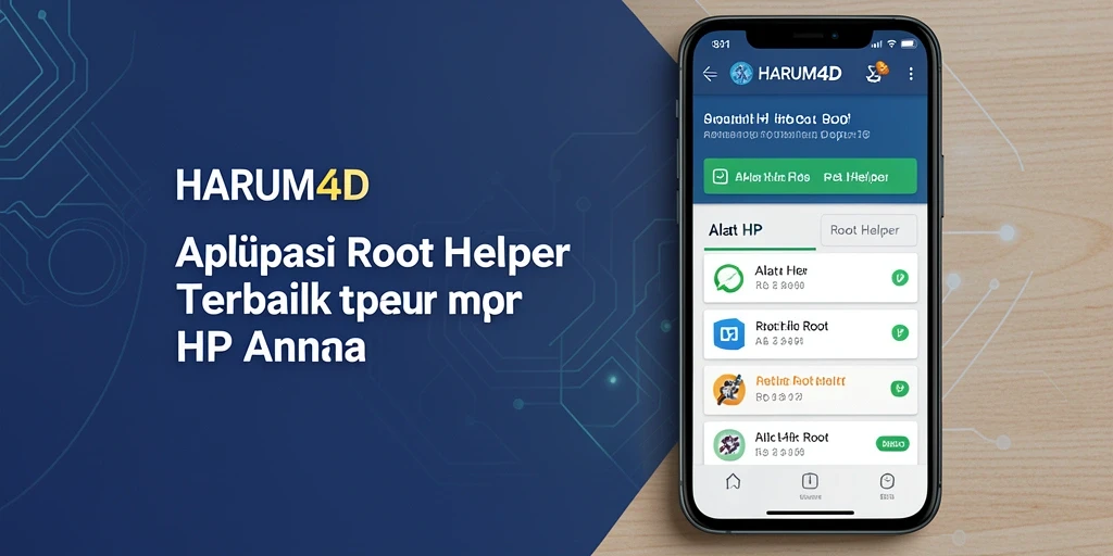Antarmuka pengguna HARUM4D yang sederhana dan fungsional.