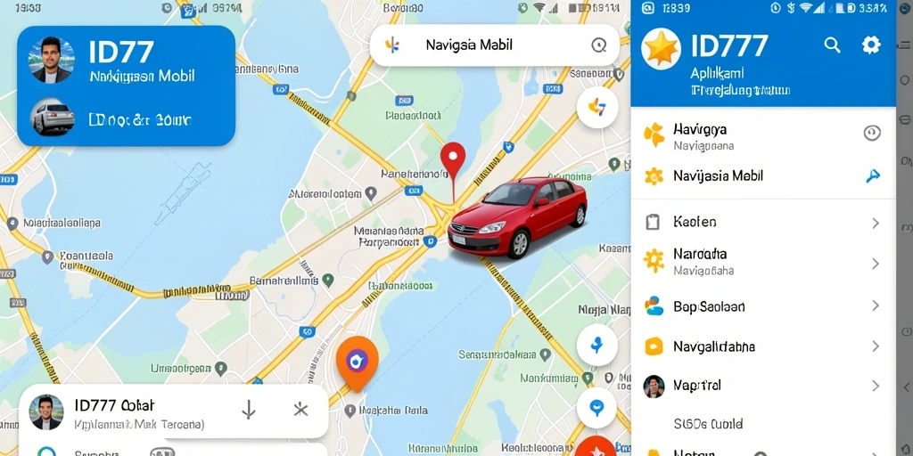 Antarmuka aplikasi ID777 yang mudah digunakan dan informatif.