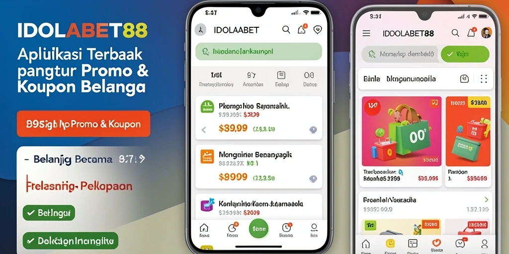 Antarmuka IDOLABET88 menampilkan berbagai penawaran menarik untuk belanja.