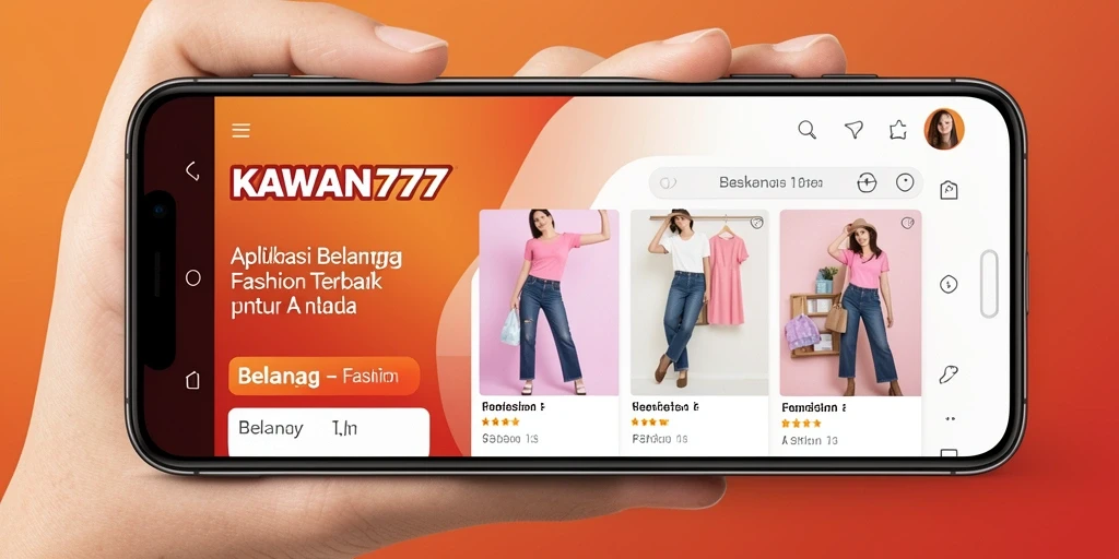 Antarmuka pengguna KAWAN777 yang stylish dan fungsional.