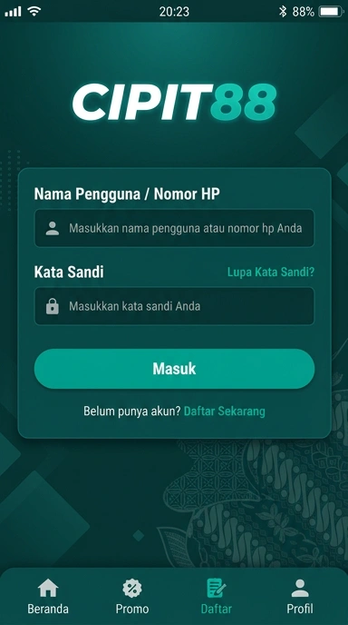Masuk Akun cipit88 dengan Mudah dan Cepat